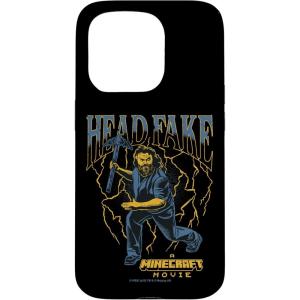 imageA Minecraft Movie Head Fake Steve Thunder And Metal Portrait Case for iPhone 16iPhone 15 Pro