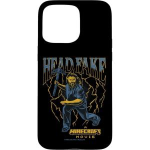 imageA Minecraft Movie Head Fake Steve Thunder And Metal Portrait Case for iPhone 16iPhone 15 Pro Max