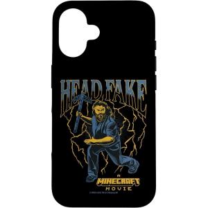 imageA Minecraft Movie Head Fake Steve Thunder And Metal Portrait Case for iPhone 16iPhone 16