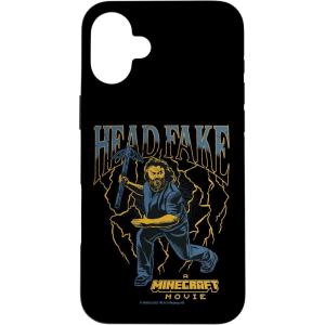 imageA Minecraft Movie Head Fake Steve Thunder And Metal Portrait Case for iPhone 16iPhone 16 Plus