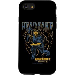 imageA Minecraft Movie Head Fake Steve Thunder And Metal Portrait Case for iPhone 16iPhone SE 2020  7  8