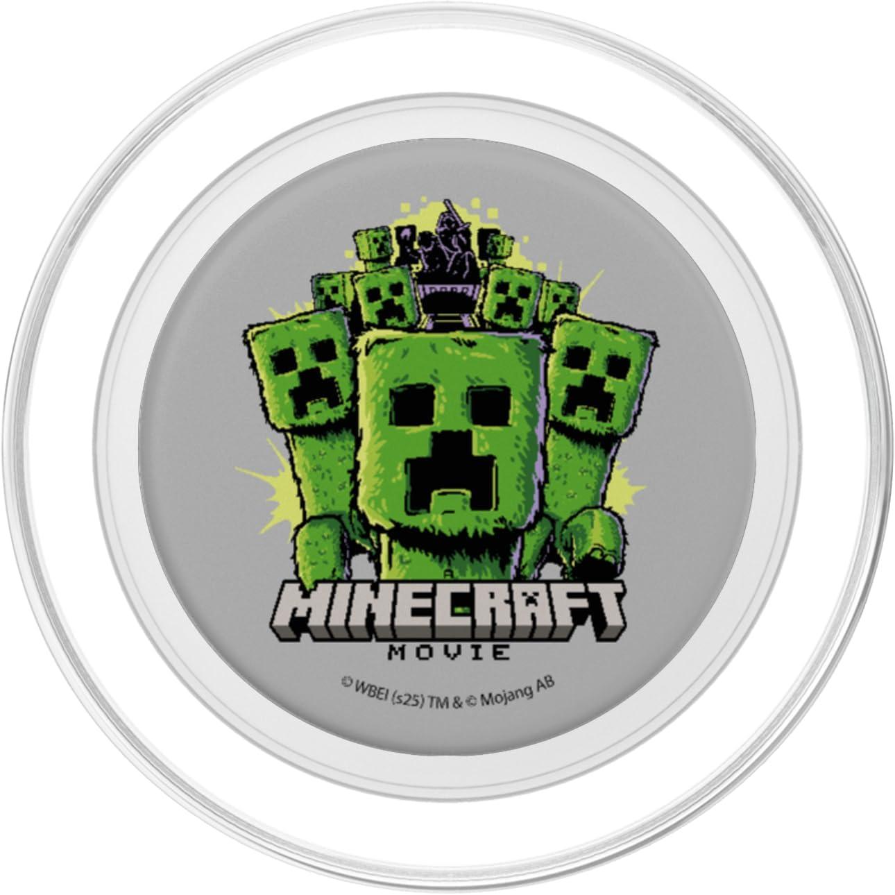 imageA Minecraft Movie Group Of Creepers Surrounding The Heroes PopSockets Adhesive PopGripMagnetic PopGrip