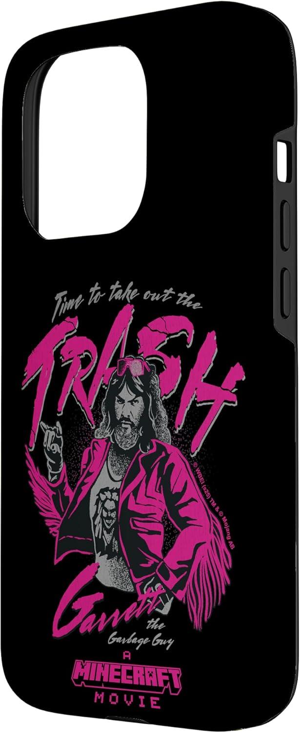 imageA Minecraft Movie Time To Take Out The Trash Garret Portrait Case for iPhone 16iPhone 15 Pro