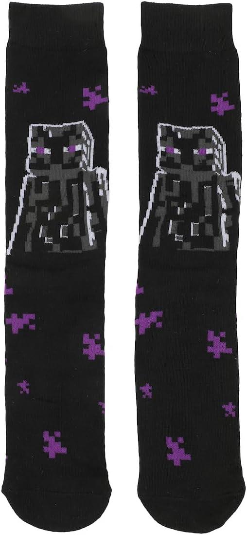 imageBioworld Minecraft Characters ampamp Icons Adult 3Pair Casual Crew Socks