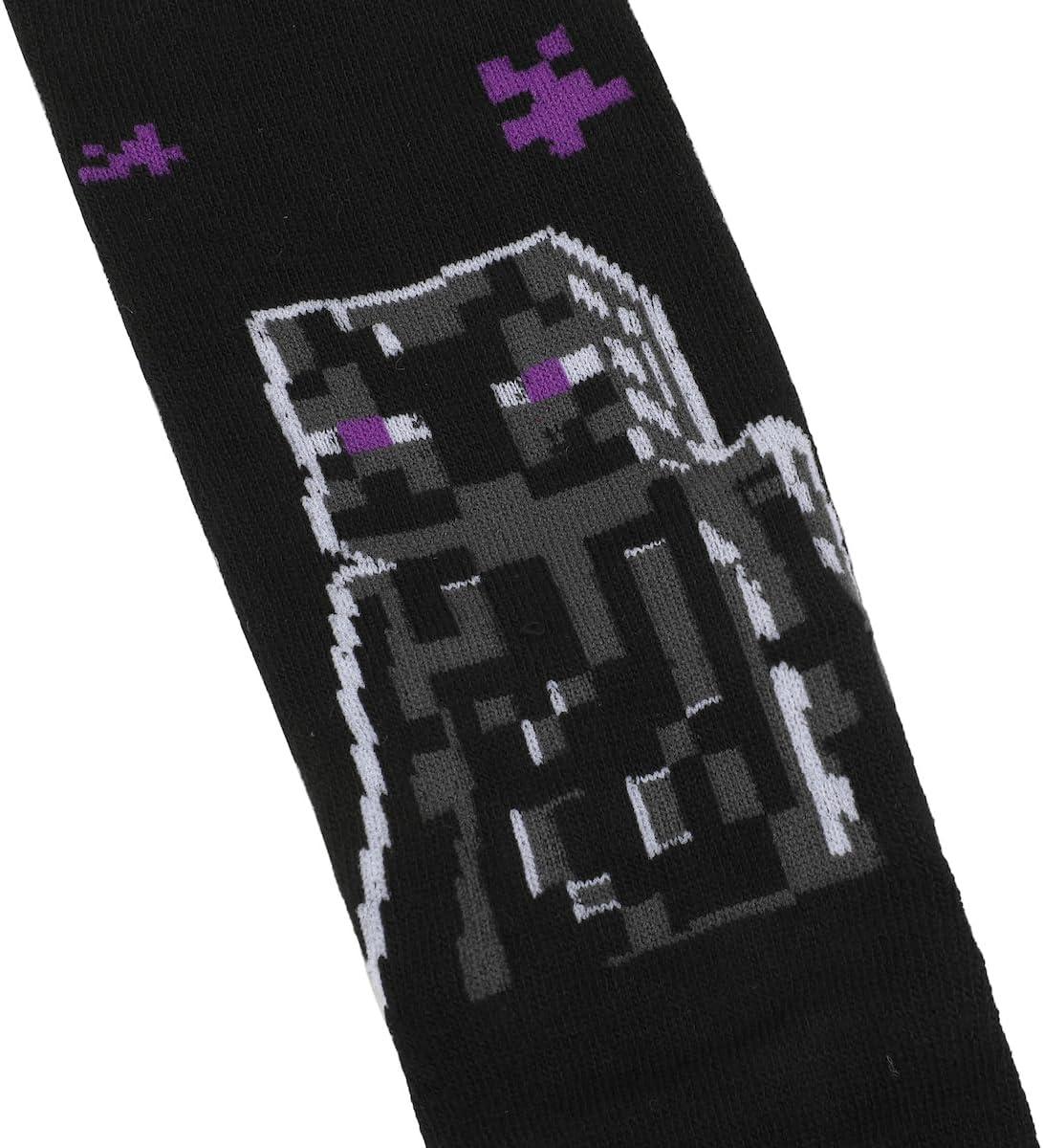 imageBioworld Minecraft Characters ampamp Icons Adult 3Pair Casual Crew Socks