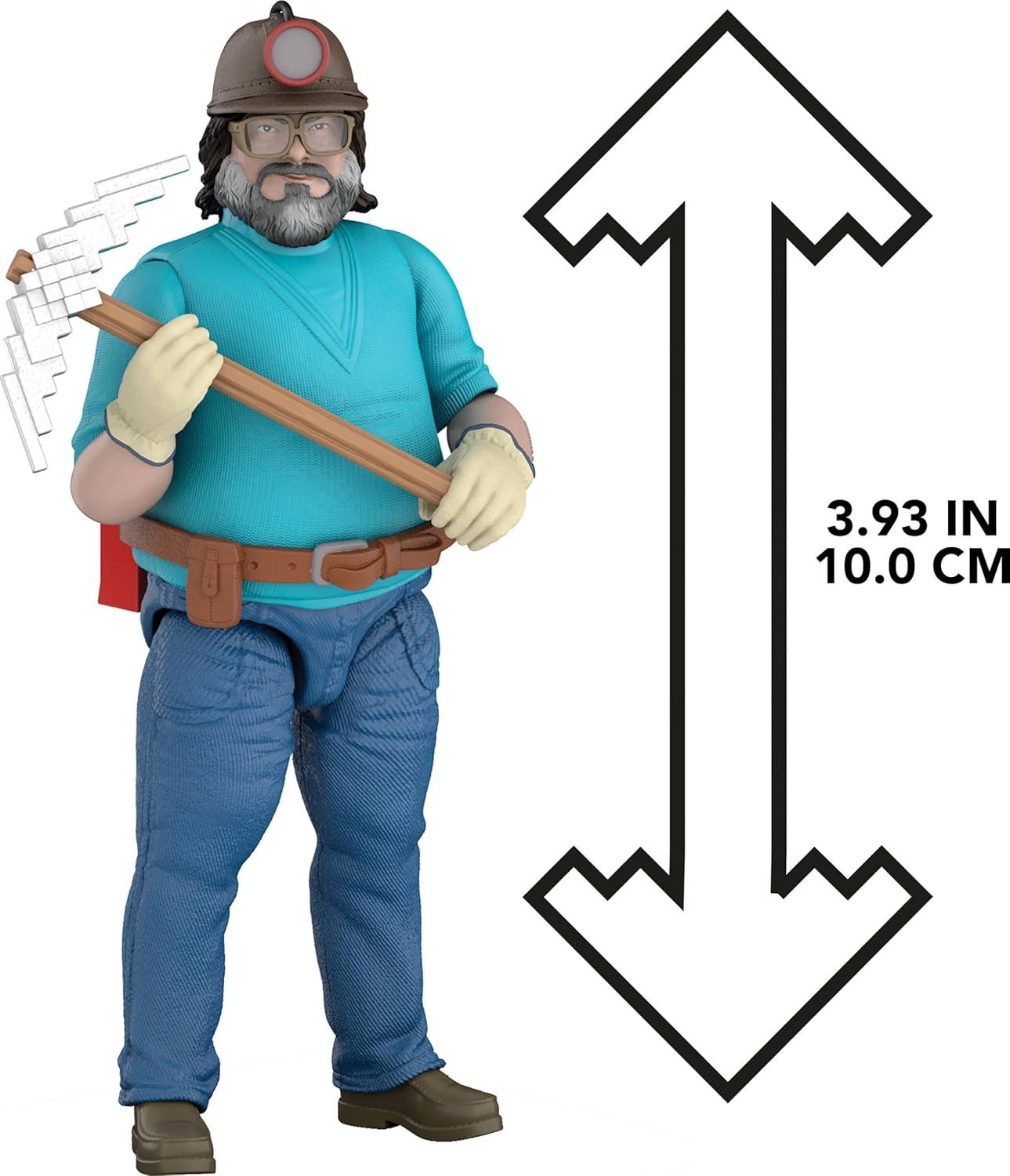 imageMattel Minecraft Action Figure Set Explosive Minecart Escape with 4inch Steve ampamp Mining Accessories Toy Collectible Inspired by The Movie