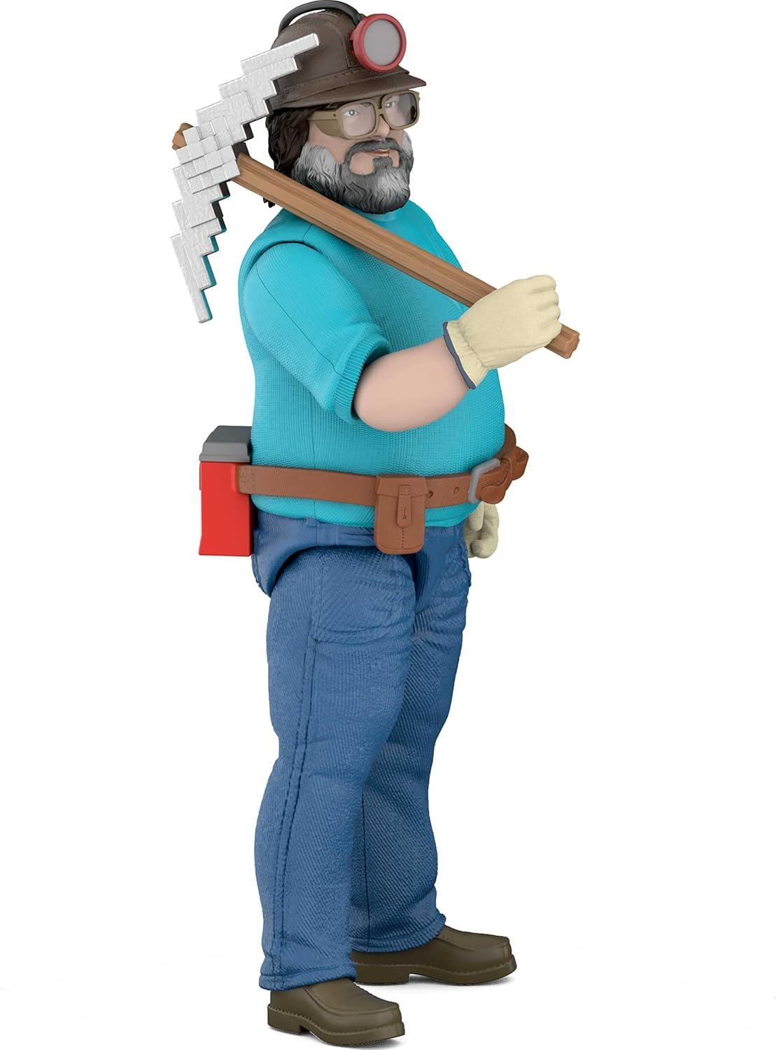 imageMattel Minecraft Action Figure Set Explosive Minecart Escape with 4inch Steve ampamp Mining Accessories Toy Collectible Inspired by The Movie