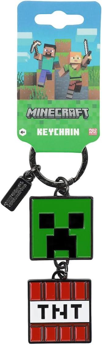 imageMinecraft Creeper Face and TNT DoubleSided Keychain