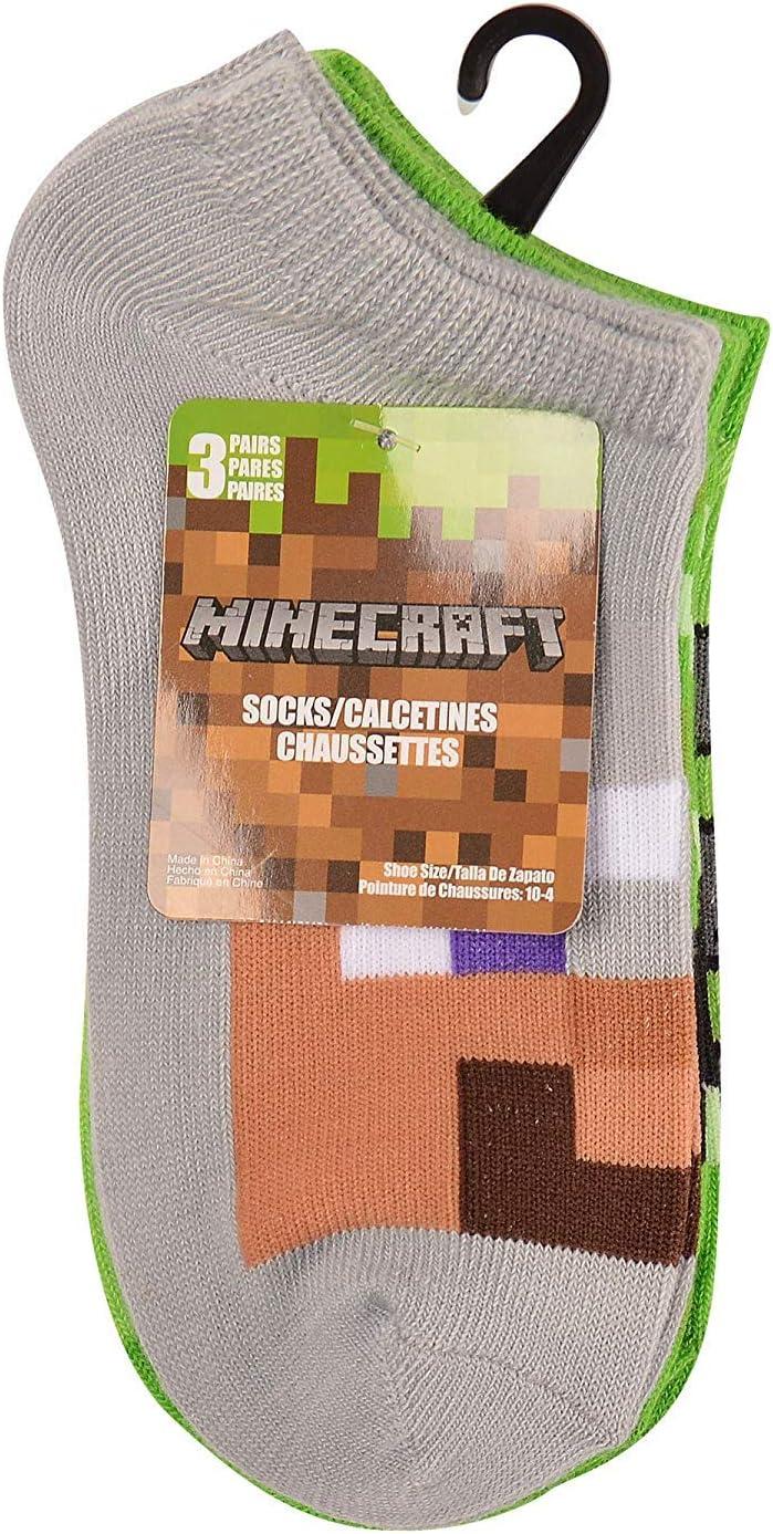 imageMinecraft Mens MultiPack SocksSilver 3pack