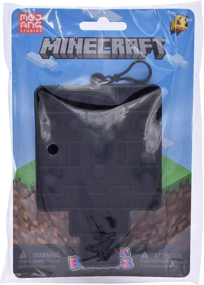 imageMinecraft Mini Bubblerz Fidget Bubble Popper Backpack Hanger Creeper Cow Steve Alex
