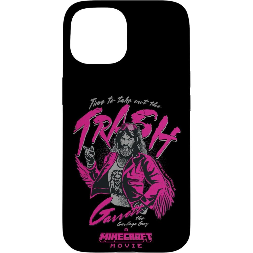 imageA Minecraft Movie Time To Take Out The Trash Garret Portrait Case for iPhone 16iPhone 15