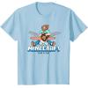 imageA Minecraft Movie Steve And Garret Flying Using Elytras TShirtBaby Blue