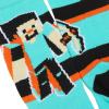 imageBioworld Minecraft Characters ampamp Icons Adult 3Pair Casual Crew Socks