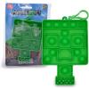 imageMinecraft Mini Bubblerz Fidget Bubble Popper Backpack Hanger Creeper Cow Steve Alex