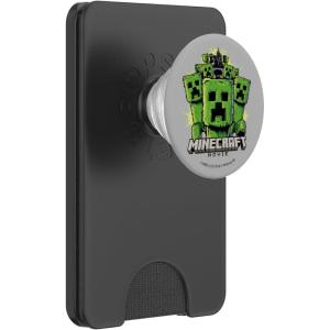 imageA Minecraft Movie Group Of Creepers Surrounding The Heroes PopSockets Adhesive PopGripMagnetic PopWallet