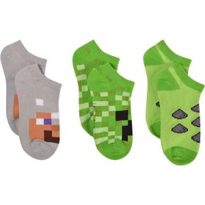 imageMinecraft Mens MultiPack SocksSilver 3pack