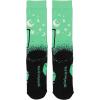 imageBioworld Minecraft Creeper UV Color Change Mens Black Athletic Crew Socks