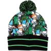 imageKids Minecraft Fleece Knit Cuff Hat and Ski Gloves Set Multicolored