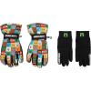imageMinecraft Icons AllOver Print Youth Ski Gloves with Sure Grip Liners