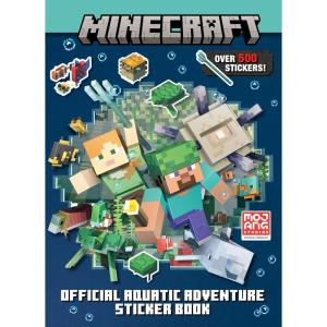 imageMinecraft Official Aquatic Adventure Sticker Book Minecraft