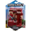 imageMattel Minecraft Earth 325quot Steve in Red Leather Figure