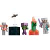 imageMattel Minecraft Toys Story Pack with 4 Action Figures ampamp Accessories Cave Conflict Collectible Set with Steve ampamp Skeleton in 325inch ScaleCave Conflict
