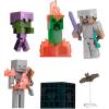 imageMattel Minecraft Toys Story Pack with 4 Action Figures ampamp Accessories Cave Conflict Collectible Set with Steve ampamp Skeleton in 325inch ScaleCave Conflict