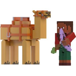 imageMattel Minecraft Toys 325inch Action Figure 2Packs 2 Figures and 2 Accessories Collectible Gifts for Kids