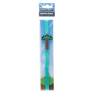 imageMinecraft Diamond Pickaxe Enamel Charm Bookmark Gaming