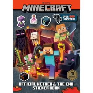 imageMinecraft Official the Nether and the End Sticker Book Minecraft