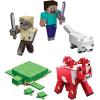 imageMattel Minecraft CraftABlock Assortment Figures Authentic Pixelated VideoGame Characters Action Toy to Create Explore and Survive Collectible For Fans Age 6 Years and OlderSteve