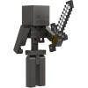 imageMattel Minecraft CraftABlock Wither Skeleton Figure Authentic Pixelated VideoGame Character Action Toy to Create Explore and Survive Collectible Gift for Fans Age 6 Years and Older