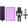 imageMattel Minecraft CraftABlock Wither Skeleton Figure Authentic Pixelated VideoGame Character Action Toy to Create Explore and Survive Collectible Gift for Fans Age 6 Years and Older