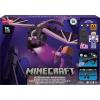 imageMattel Minecraft Ender Dragon Action Figures Set with Lights Sounds ampamp Mist Includes Steve ampamp Enderman Figures in 325inch Scale 15 Anniversary CollectibleDragon Set wSteve  Enderman