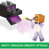 imageMattel Minecraft Ender Dragon Action Figures Set with Lights Sounds ampamp Mist Includes Steve ampamp Enderman Figures in 325inch Scale 15 Anniversary CollectibleDragon Set wSteve  Enderman