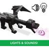 imageMattel Minecraft Ender Dragon Action Figures Set with Lights Sounds ampamp Mist Includes Steve ampamp Enderman Figures in 325inch Scale 15 Anniversary CollectibleDragon Set wSteve  Enderman
