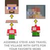 imageMattel Minecraft Mob Head Minis Advent Calendar with 24 Surprises Including 6 Figures ampamp Accessories Holiday Toy