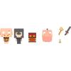 imageMattel Minecraft Mob Head Minis Toys Nether Fire Battle Playset with 4 Action Figures ampamp Accessories Collectible Set