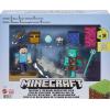 imageMattel Minecraft Treasure Hunt Adventure Pack Figures Accessories and Papercraft Blocks Complete Play in a Box Toy for Kids Ages 6 Years and Older