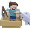 imageMattel Minecraft Treasure Hunt Adventure Pack Figures Accessories and Papercraft Blocks Complete Play in a Box Toy for Kids Ages 6 Years and Older