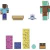 imageMattel Minecraft Treasure Hunt Adventure Pack Figures Accessories and Papercraft Blocks Complete Play in a Box Toy for Kids Ages 6 Years and Older