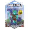 imageMinecraft Drowned Zombie 325quot scale Video Game Authentic Action Figure with Accessory and Craftablock