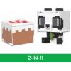 imageMinecraft Mattel Flippin Figs Action Figure with 2in1 Fidget Play 375inch Scale Panda ampamp Cake Character TransformationMulticolor