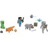 imageMattel Minecraft CraftABlock Assortment Figures Authentic Pixelated VideoGame Characters Action Toy to Create Explore and Survive Collectible For Fans Age 6 Years and OlderSteve