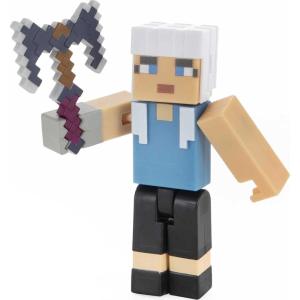 imageMattel Minecraft Dungeons 325in Collectible Greta Battle Figure and Accessories Based on Video Game Imaginative Story Play Gift for Boys and Girls Age 6 and Older