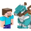 imageMattel Minecraft Action Figure 2Pack with Skeleton ampamp Trap Horse Collectible Figures ampamp Accessories 325inch Scale Toy Set