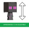 imageMattel Minecraft Flippin Figs Figures Collection with 2in1 Fidget Play 375inch Scale Large Heads ampamp Pixelated Design Characters May Vary