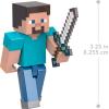 imageMattel Minecraft Toys Steve Action Figure with Accessory ampamp Portal Piece Collectible Toy in 325inch Scale