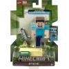 imageMattel Minecraft Toys Steve Action Figure with Accessory ampamp Portal Piece Collectible Toy in 325inch Scale