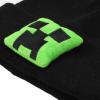 imageMinecraft Plush Creeper Patch Youth Black Cuff Beanie